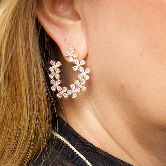 Marylin Earrings in 18K Gold Plated