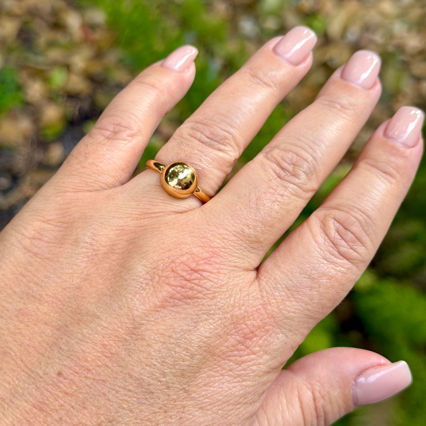 Flat Ring in 18K Gold Plated