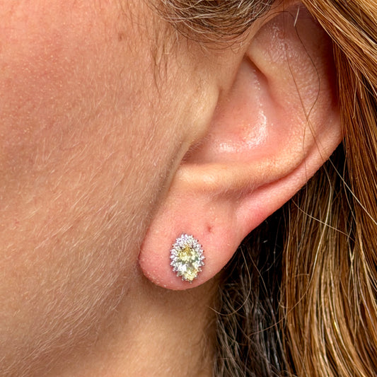 Navete Earrings in Sterling Silver 925