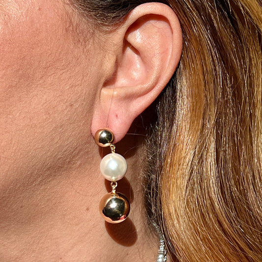 Charlotte Earrings in 18K Gold Plated