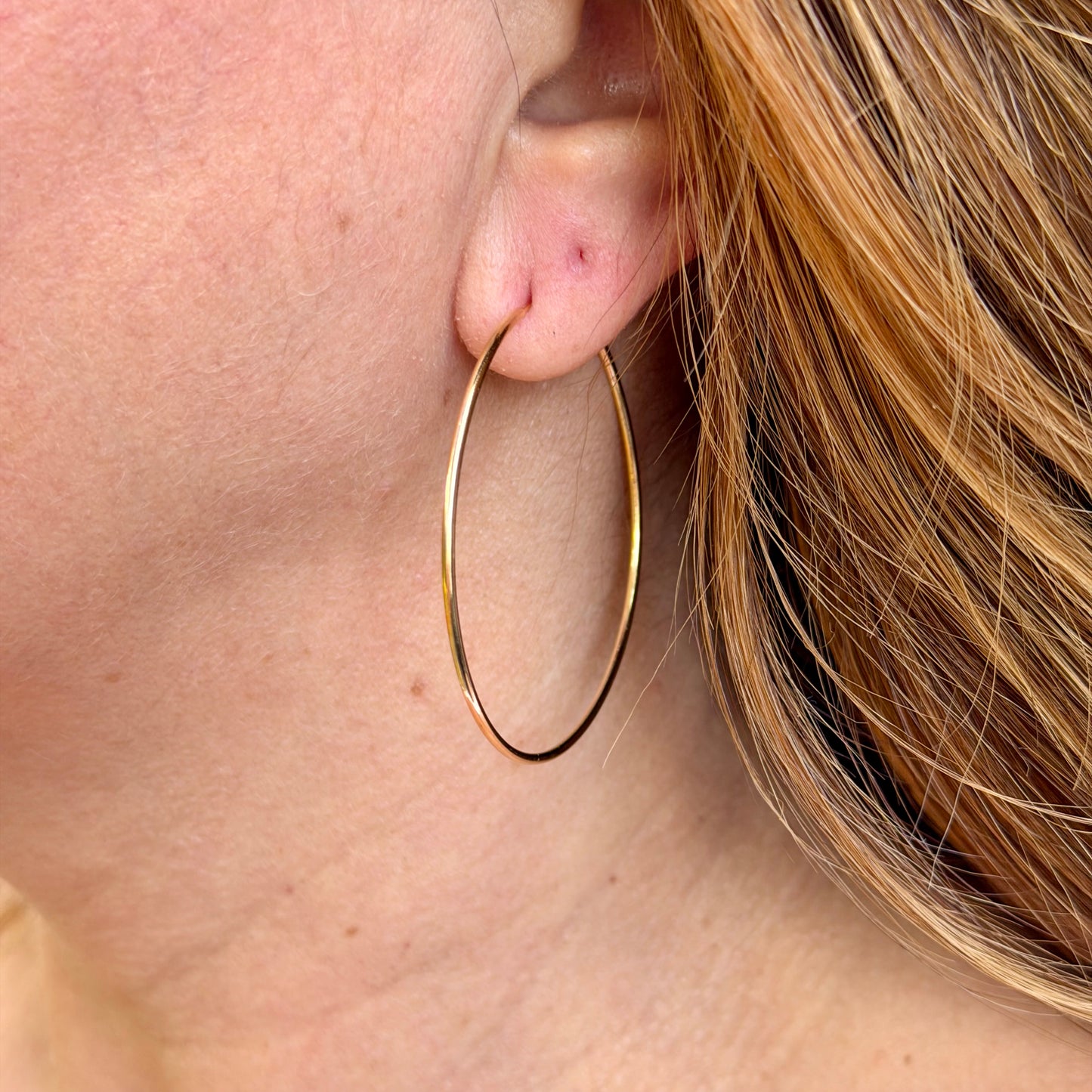 Hoop Earrings in 18K Gold Plated