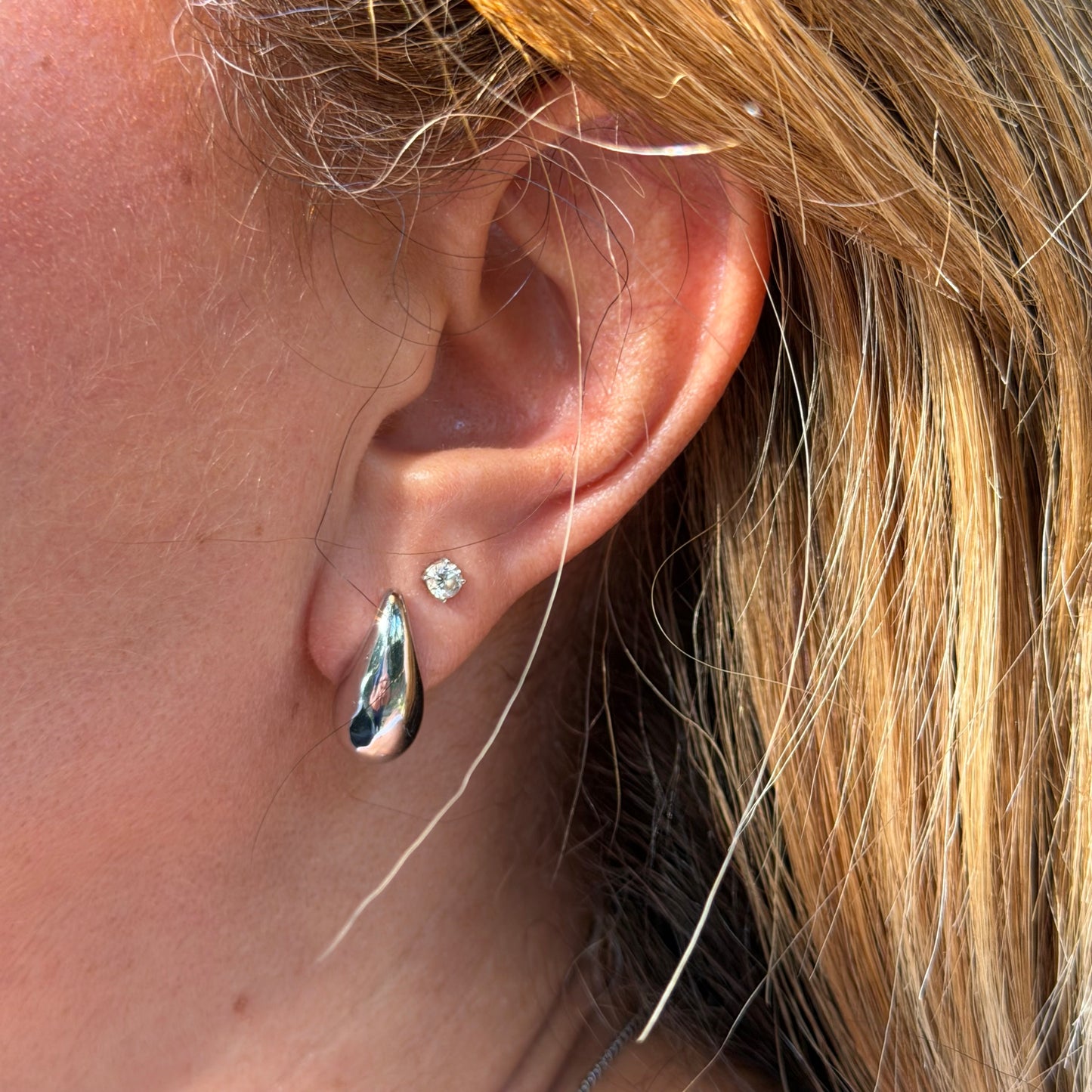 Drop Earrings in Sterling Silver 925