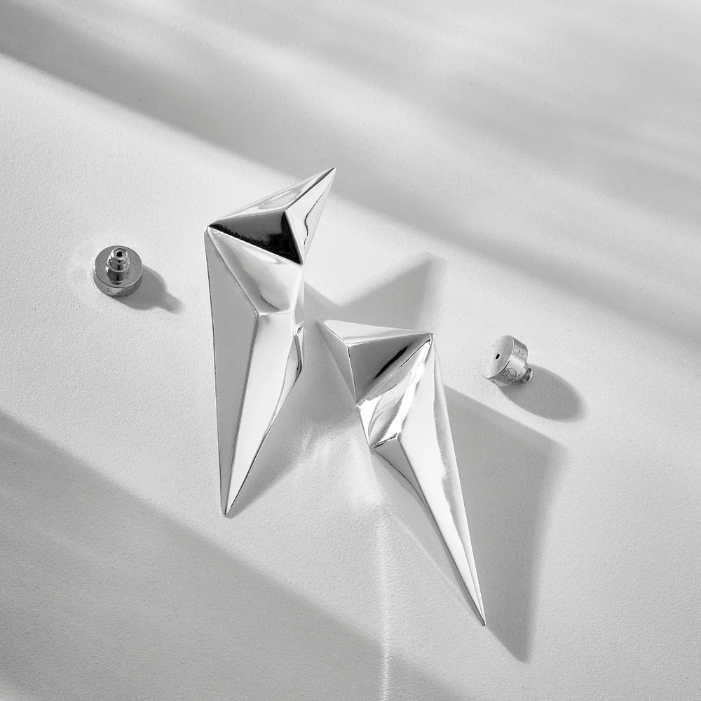 Prisma Earrings in 18K Gold Plated by Anna Prata