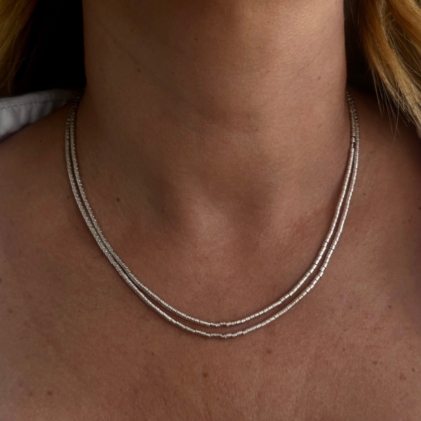 Naples Necklace in 18K White Gold Plated