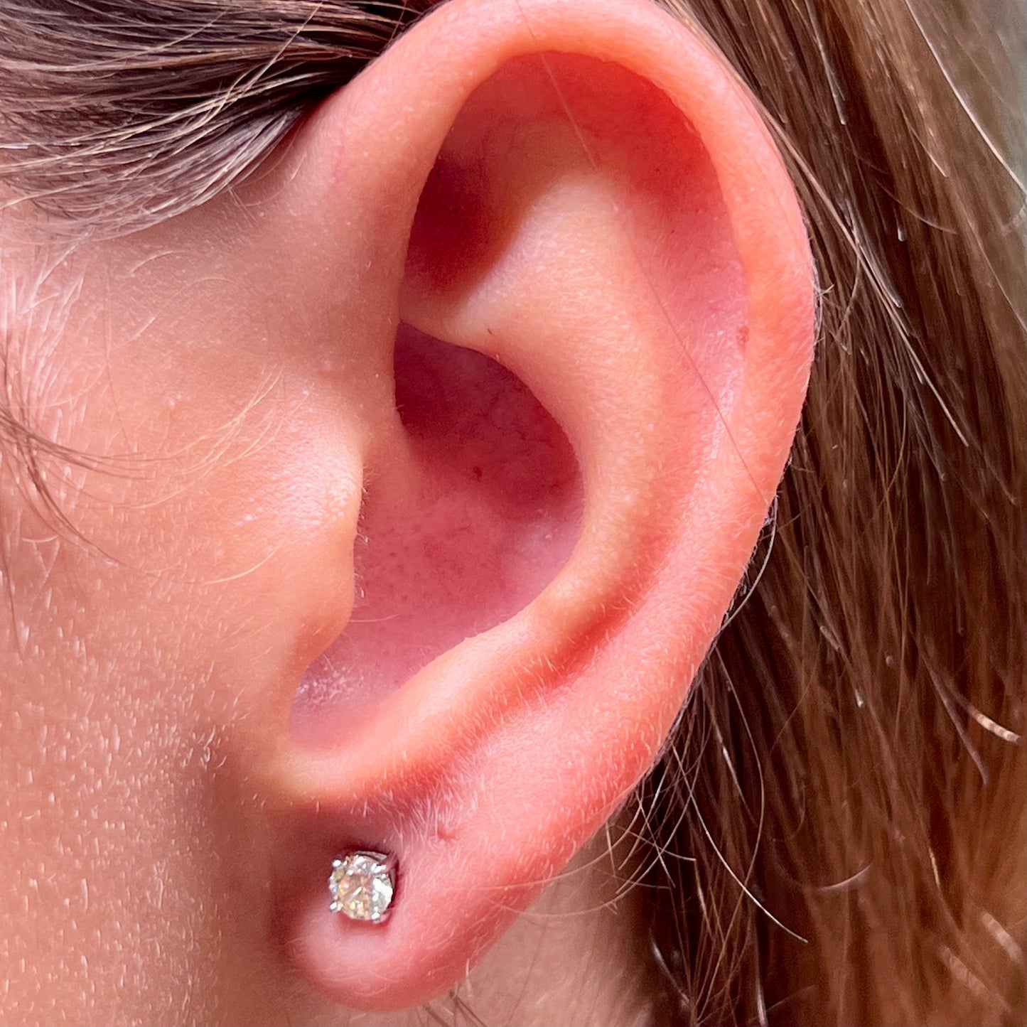 Light Spot Earrings in Sterling Silver 925