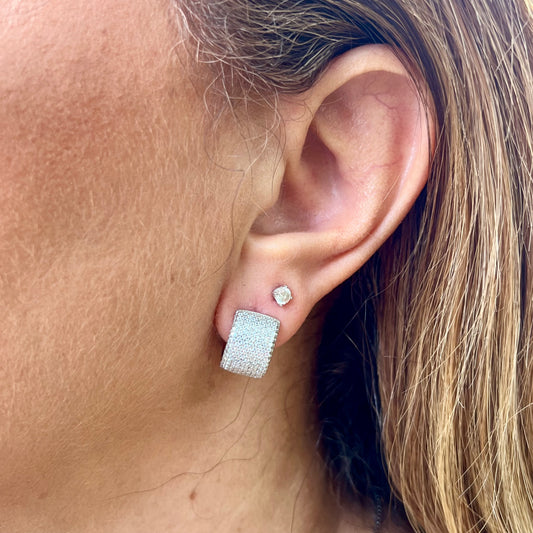 Miami Earrings in Sterling Silver 925