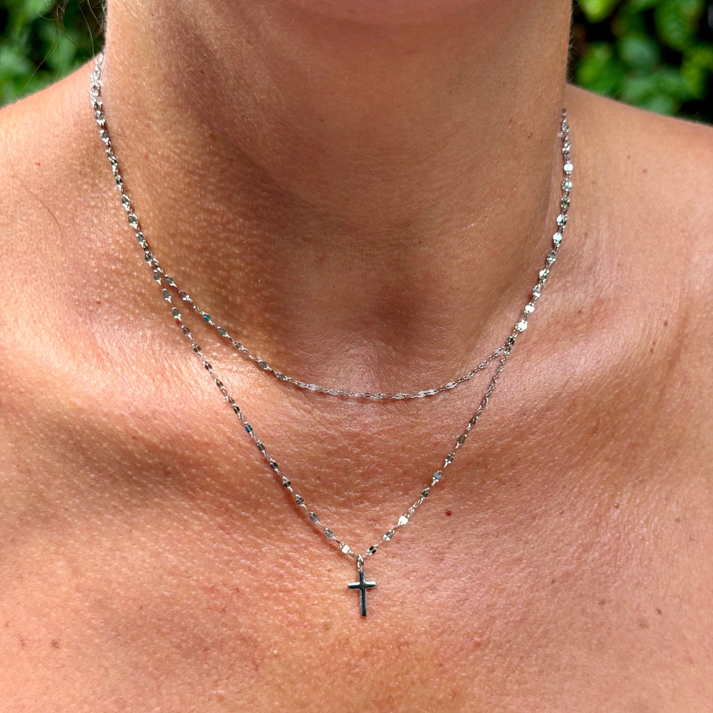 Double Necklace in Stainless Steel 316L