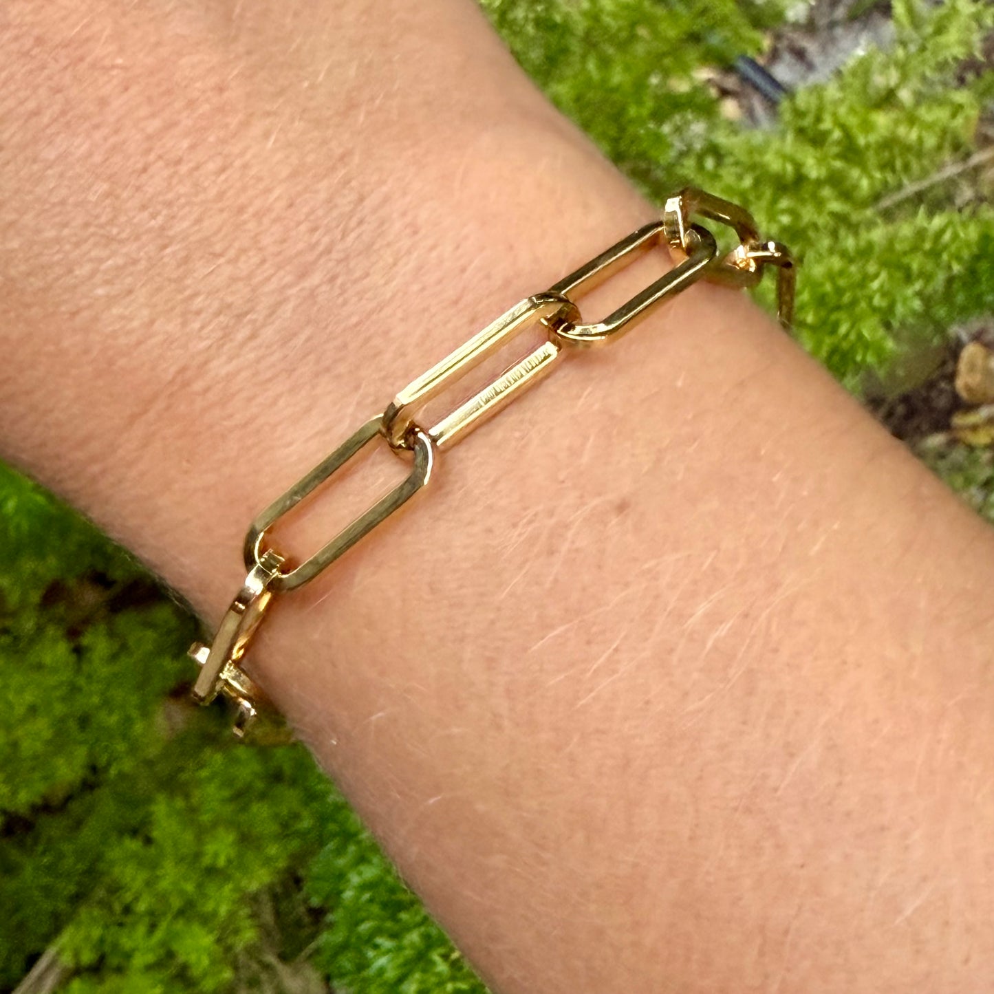 Paper Clip Bracelet in Stainless Steel 316L