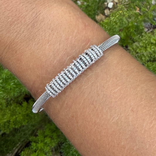 Wave Bracelet in Stainless Steel 316L
