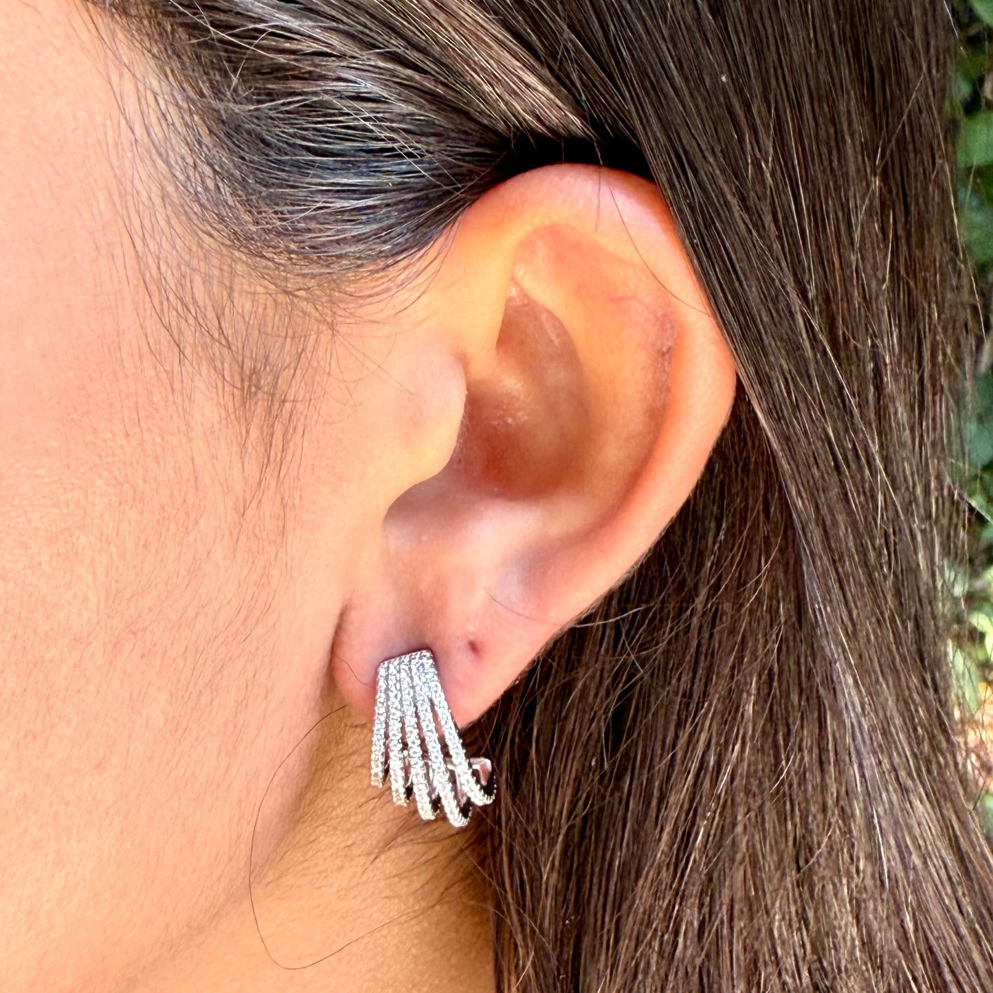 Zirconias Hook in 18K Gold Plated