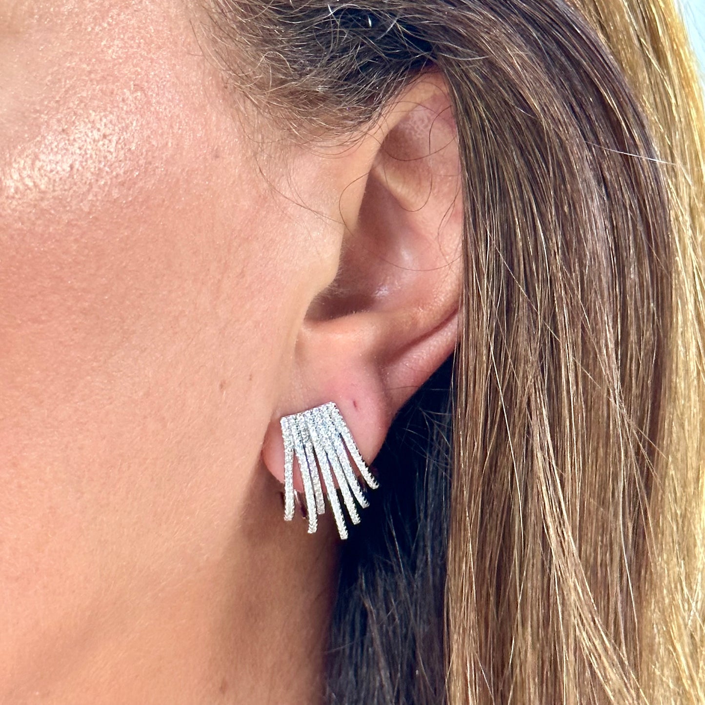 Clermont Earrings in Sterling Silver 925