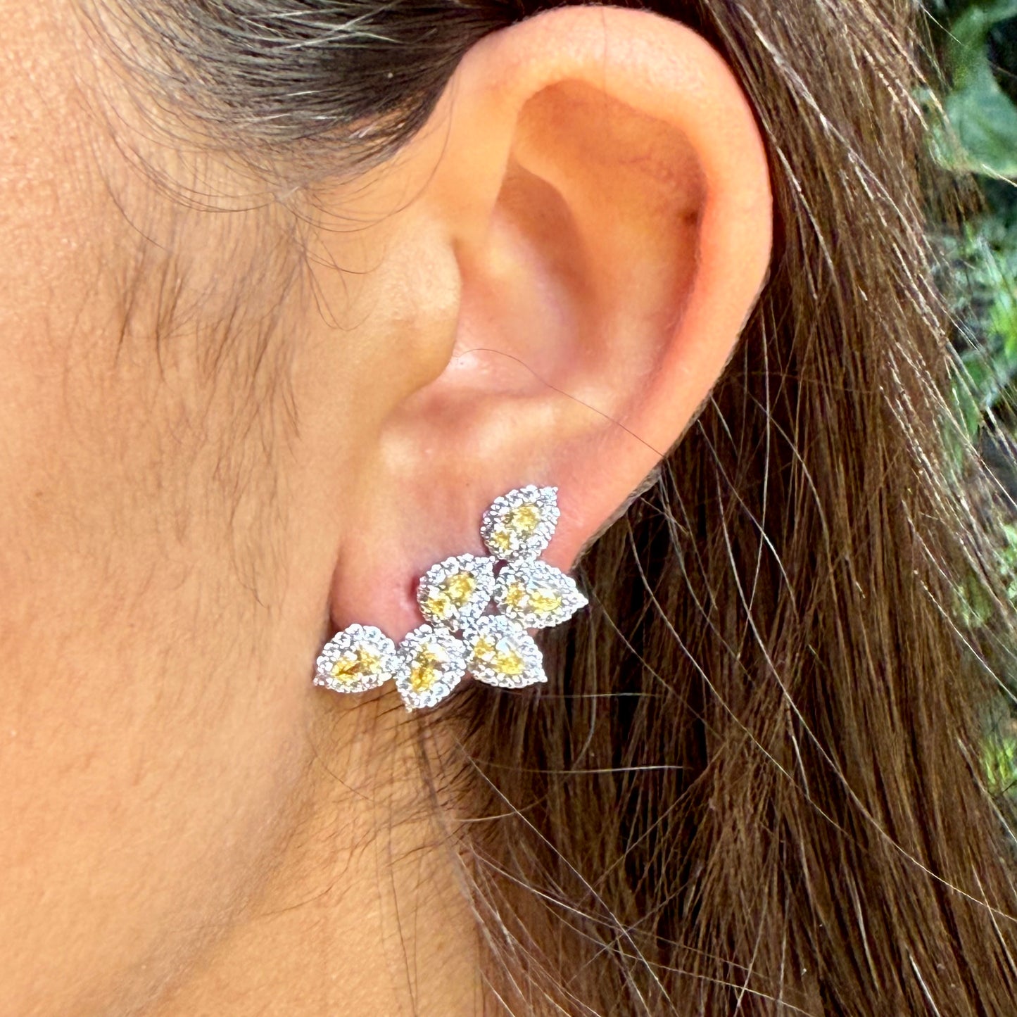 Milano Earrings in Sterling Silver 925