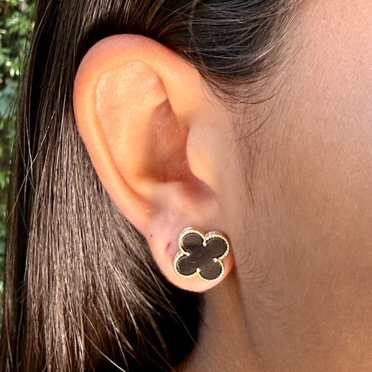 Clover Earrings in 18K Gold Plated