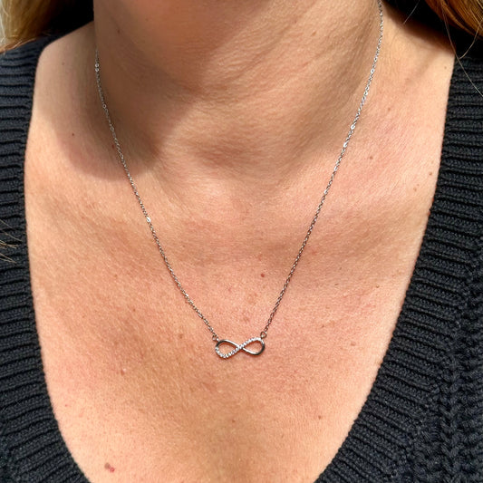 Infinity Necklace in Stainless Steel 316L