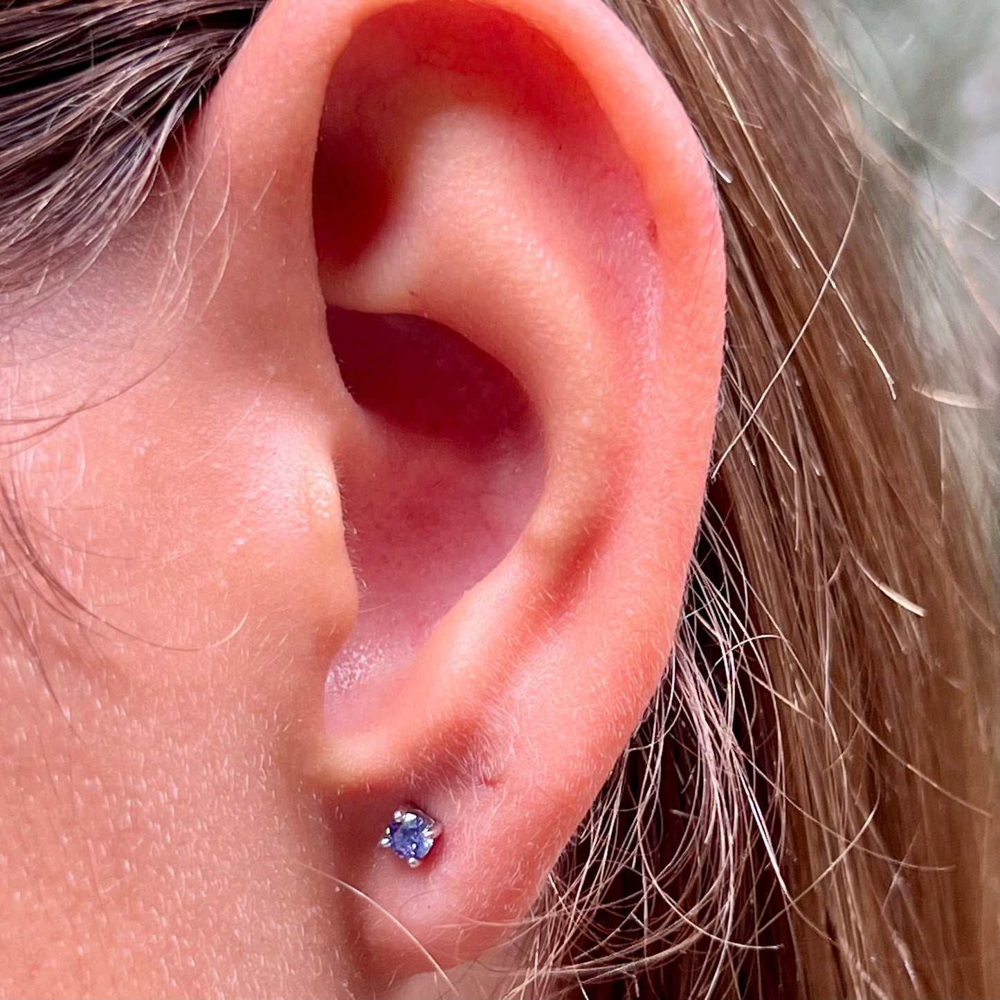 Light Spot Earrings in Sterling Silver 925