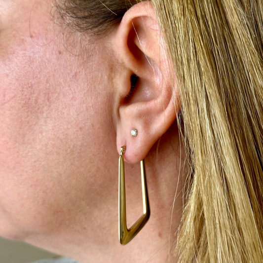 Lucie Earrings in Gold