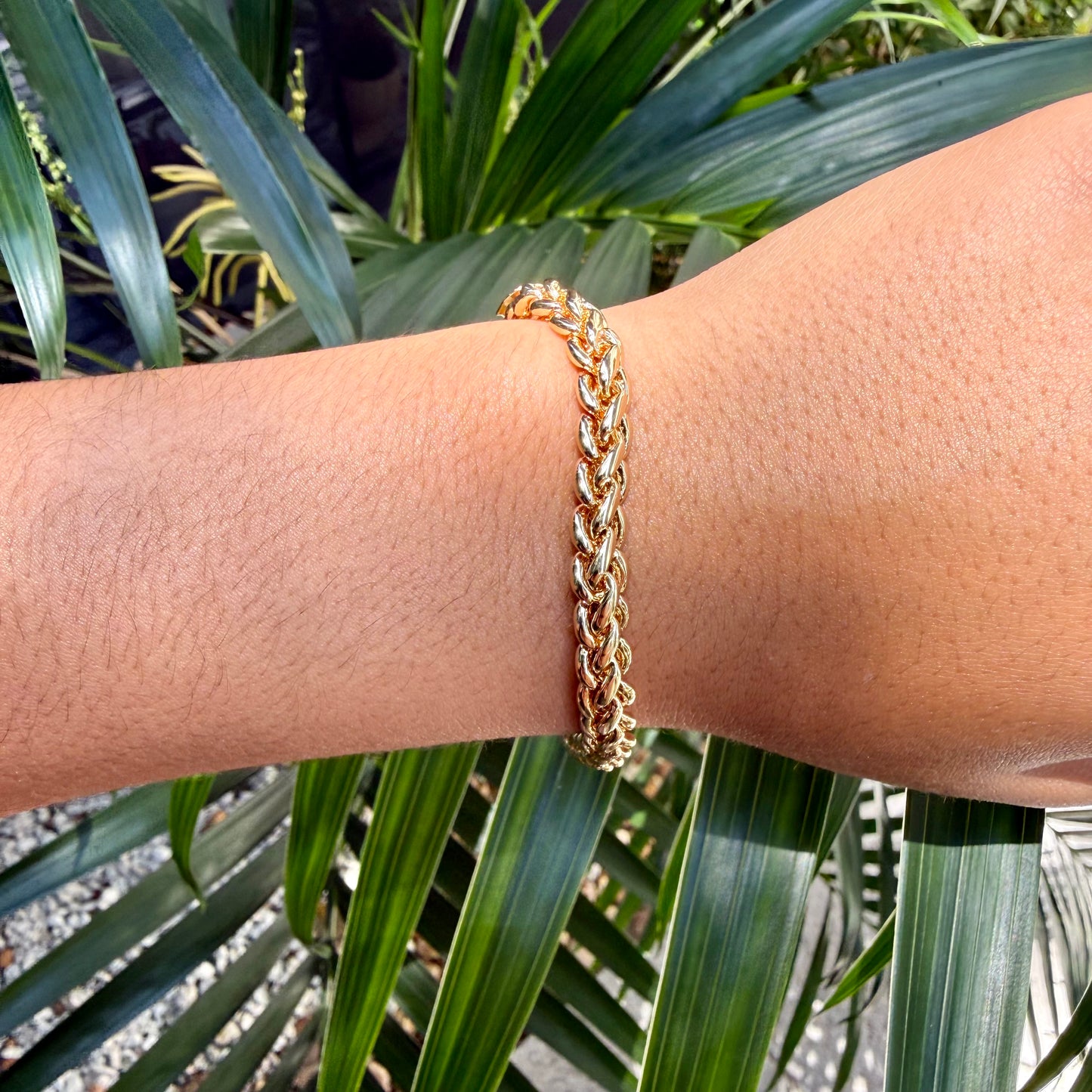 Chain Link Bracelet in 18K Gold Plated