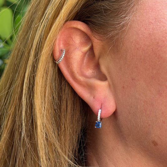 Mini Hoop Earrings in Sterling Silver 925