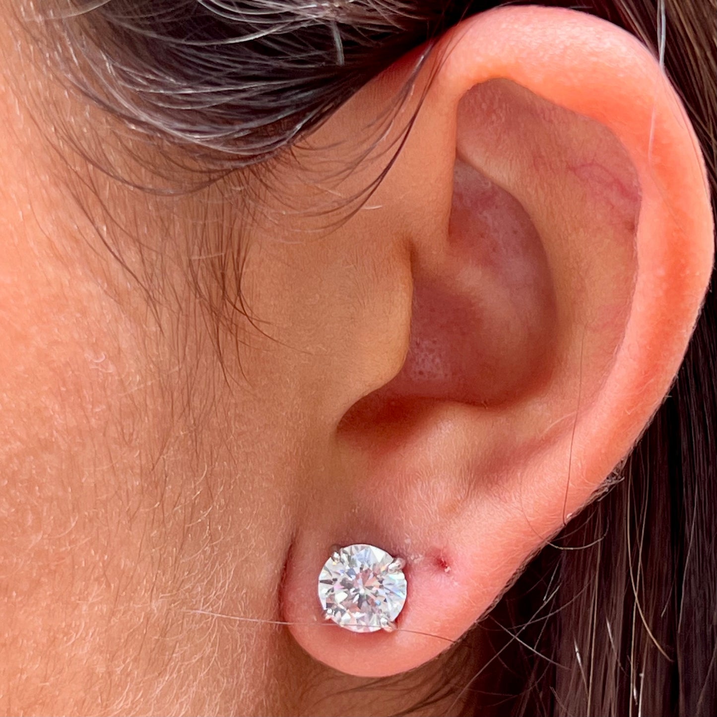 Light Spot Earrings in Sterling Silver 925