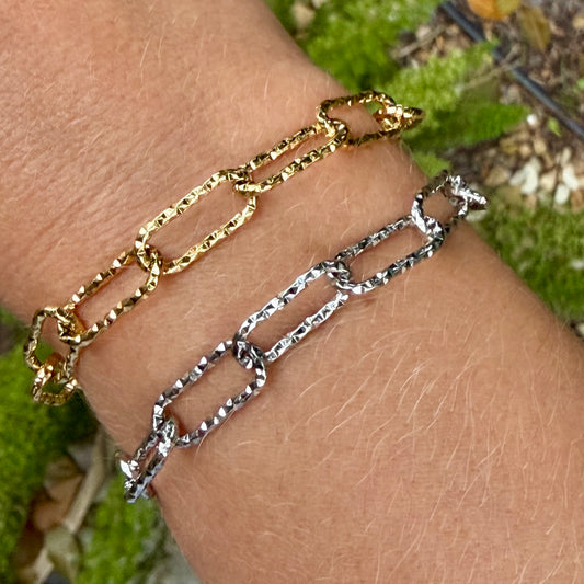 Chain Link Bracelet in Stainless Steel 316L