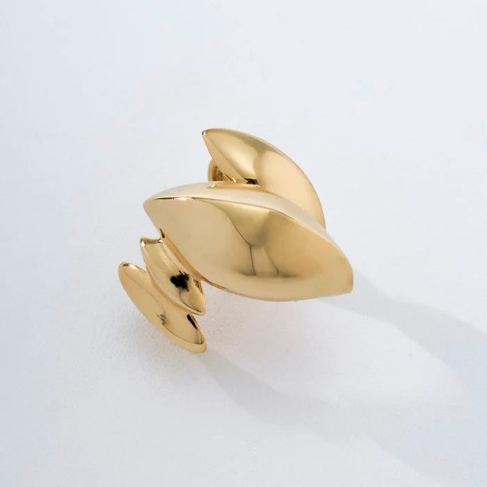 Trama Ring in 18K Gold Plated by Anna Prata