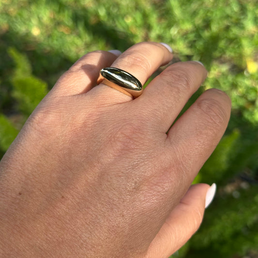 Flat Ring in 18K Gold Plated