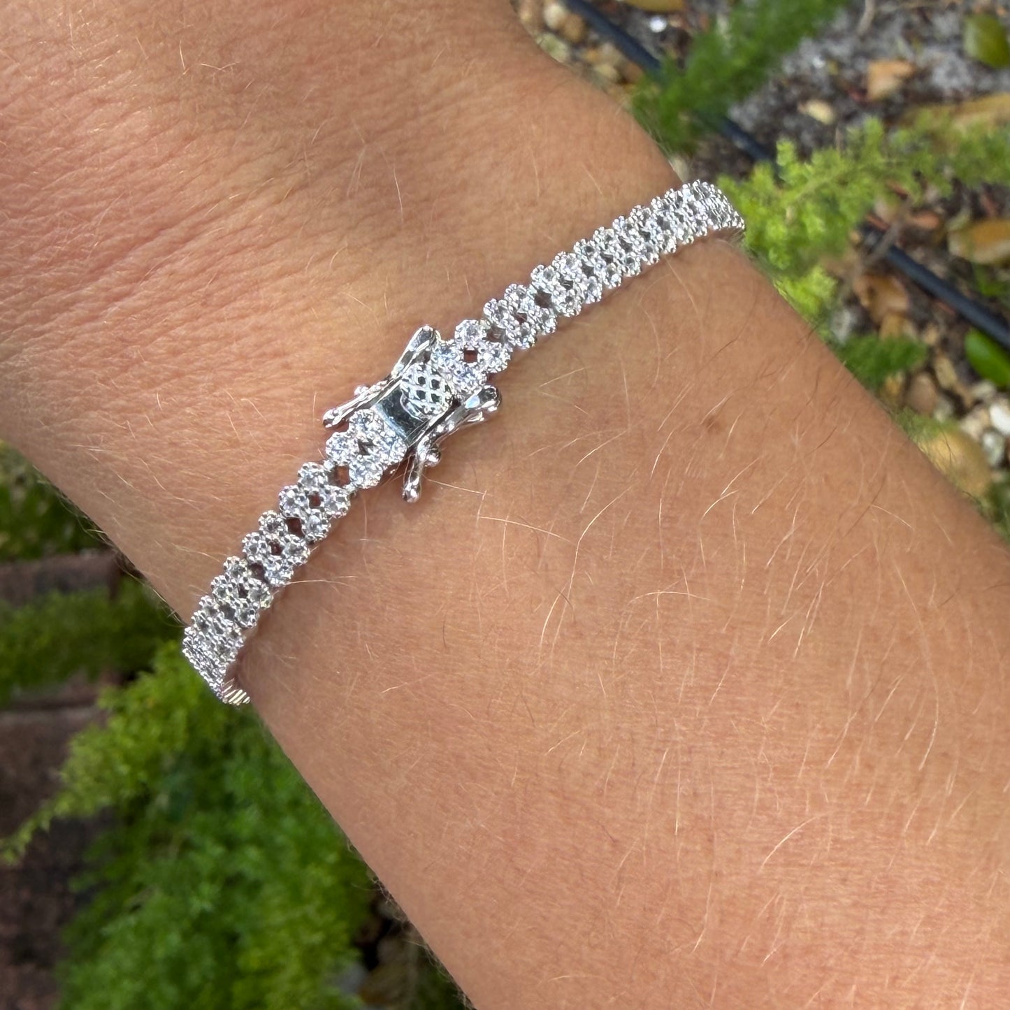 Clover Bracelet in Sterling Silver 925