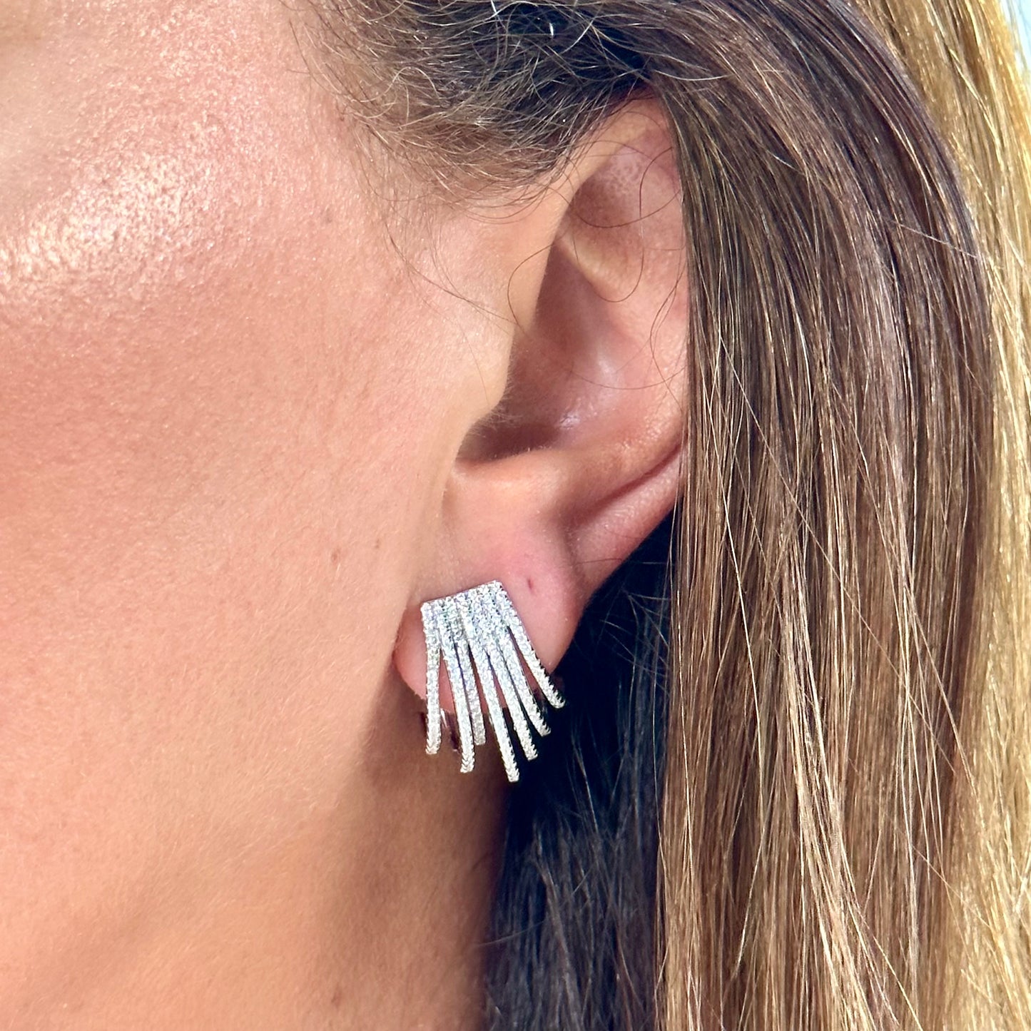 Clermont Earrings in Sterling Silver 925