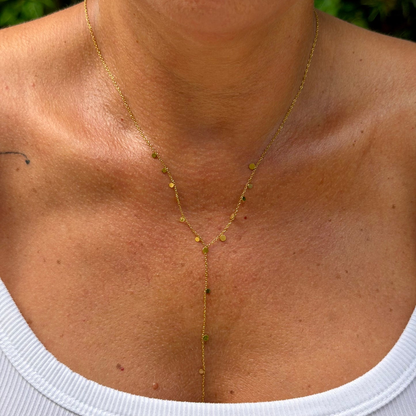 Y Necklace in Stainless Steel 316L