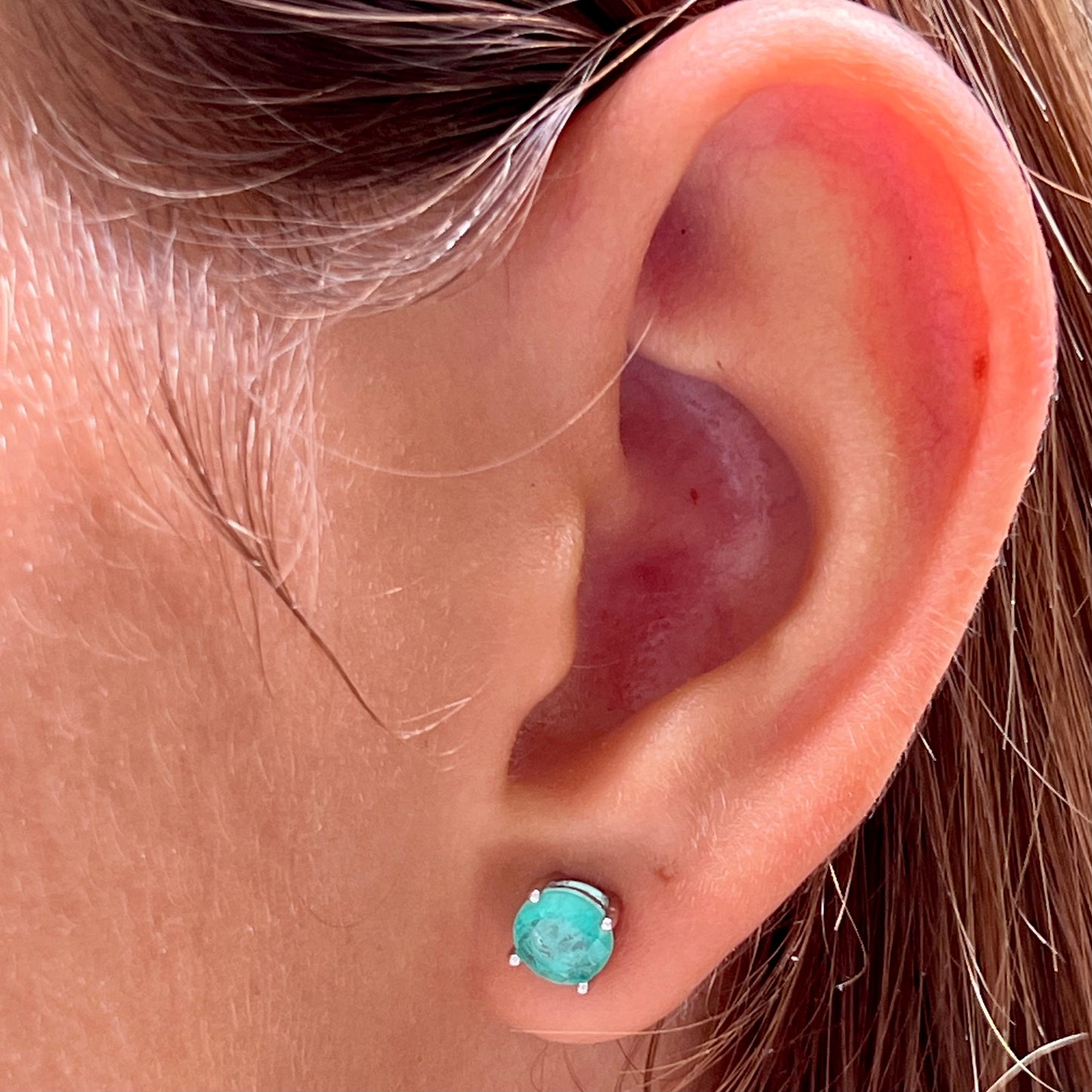Light Spot Earrings in Sterling Silver 925