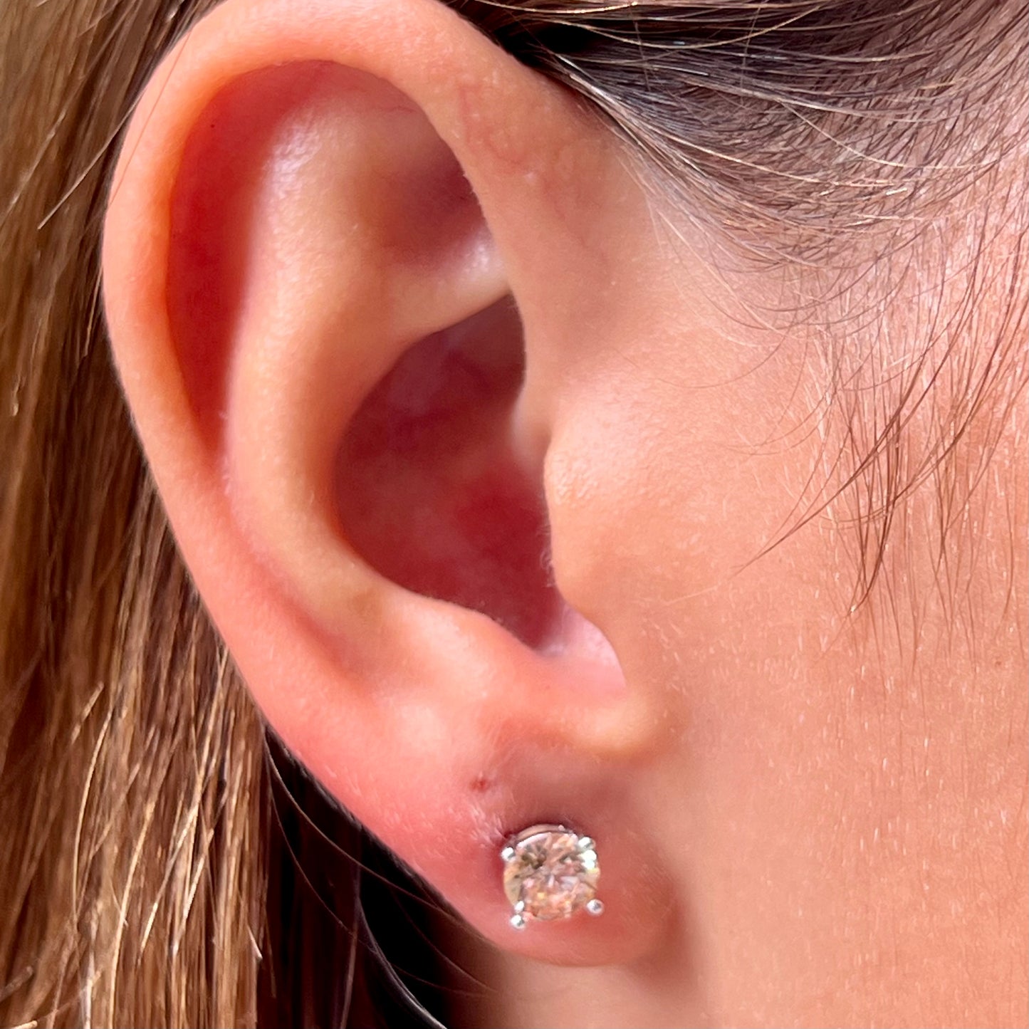 Light Spot Earrings in Sterling Silver 925