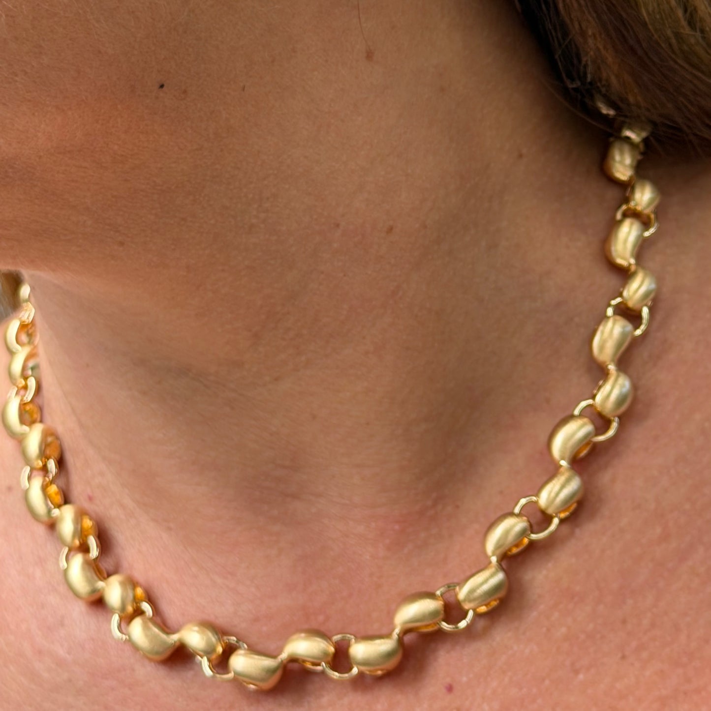 Ellus Necklace in 18K Gold Plated
