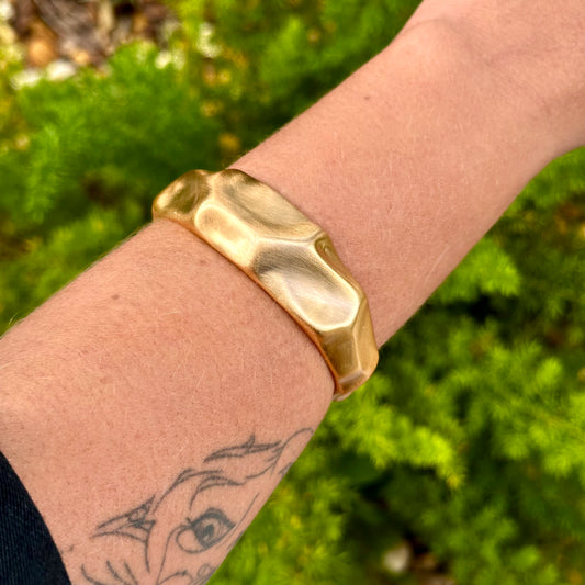 Matte Bracelet in 18K Gold Plated