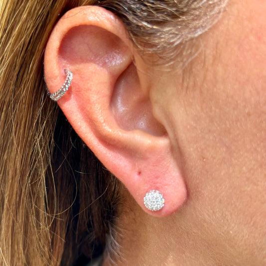Elizabeth Earrings in Sterling Silver 925