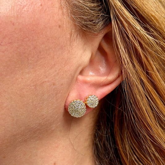 Sun Earrings in 18K Gold Plated