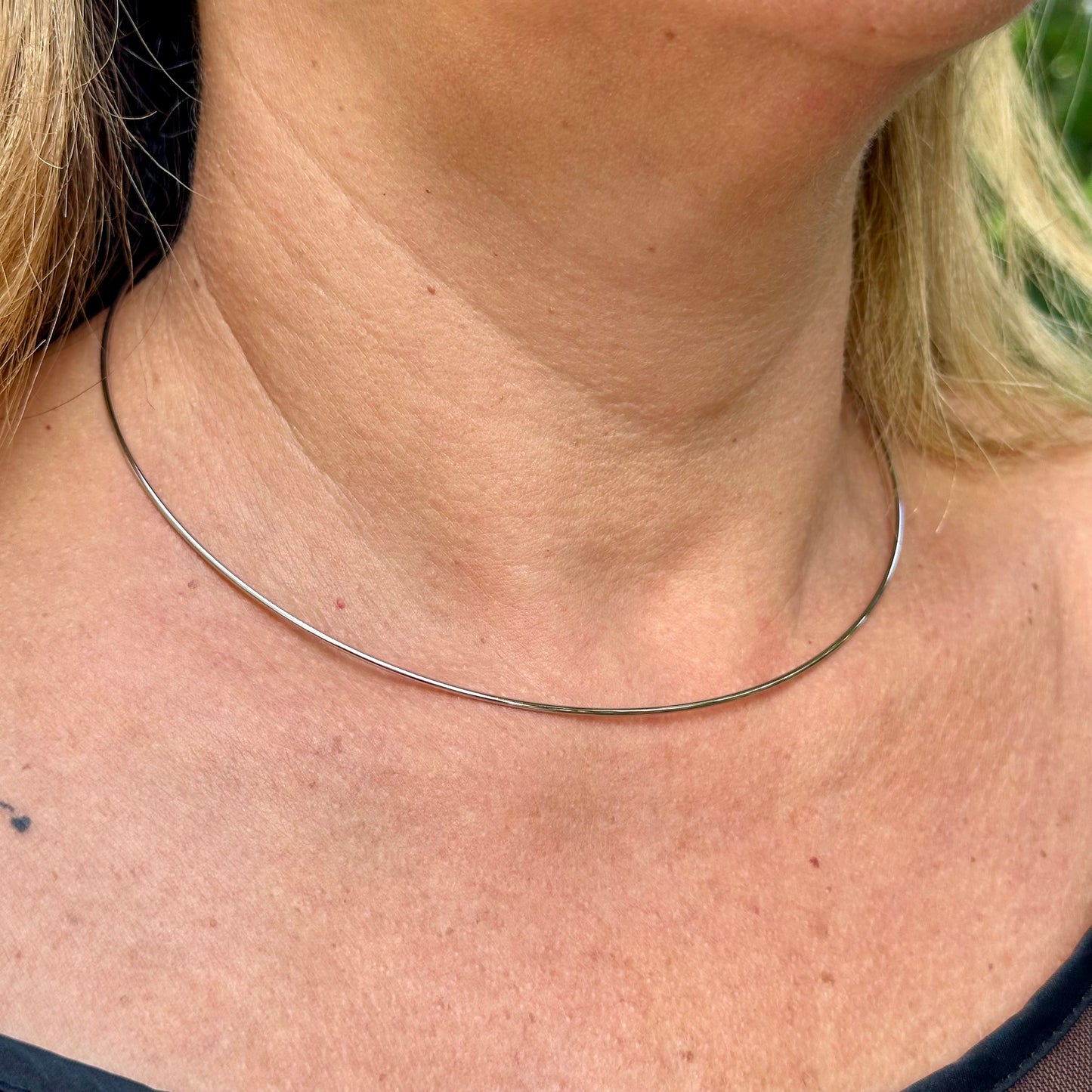 Flat Choker in 18K Gold Plated