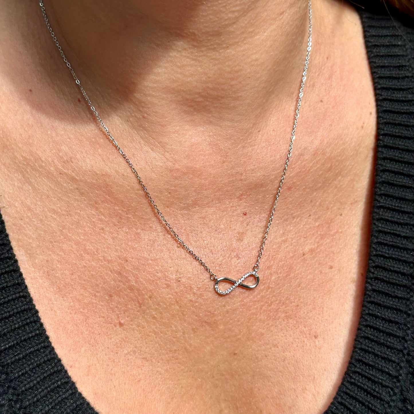 Infinity Necklace in Stainless Steel 316L