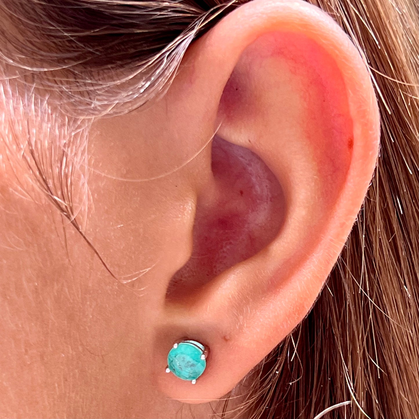Light Spot Earrings in Sterling Silver 925