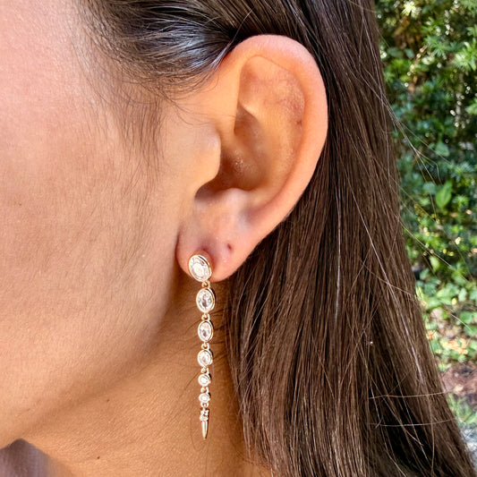Snake Earrings in 18K Gold Plated