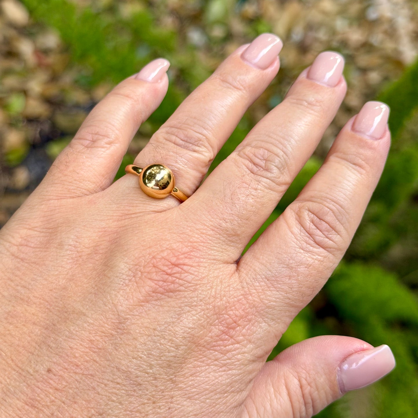 Flat Ring in 18K Gold Plated