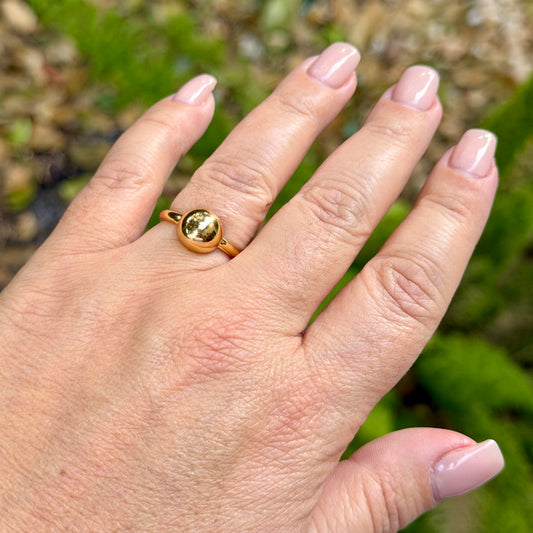 Flat Ring in 18K Gold Plated