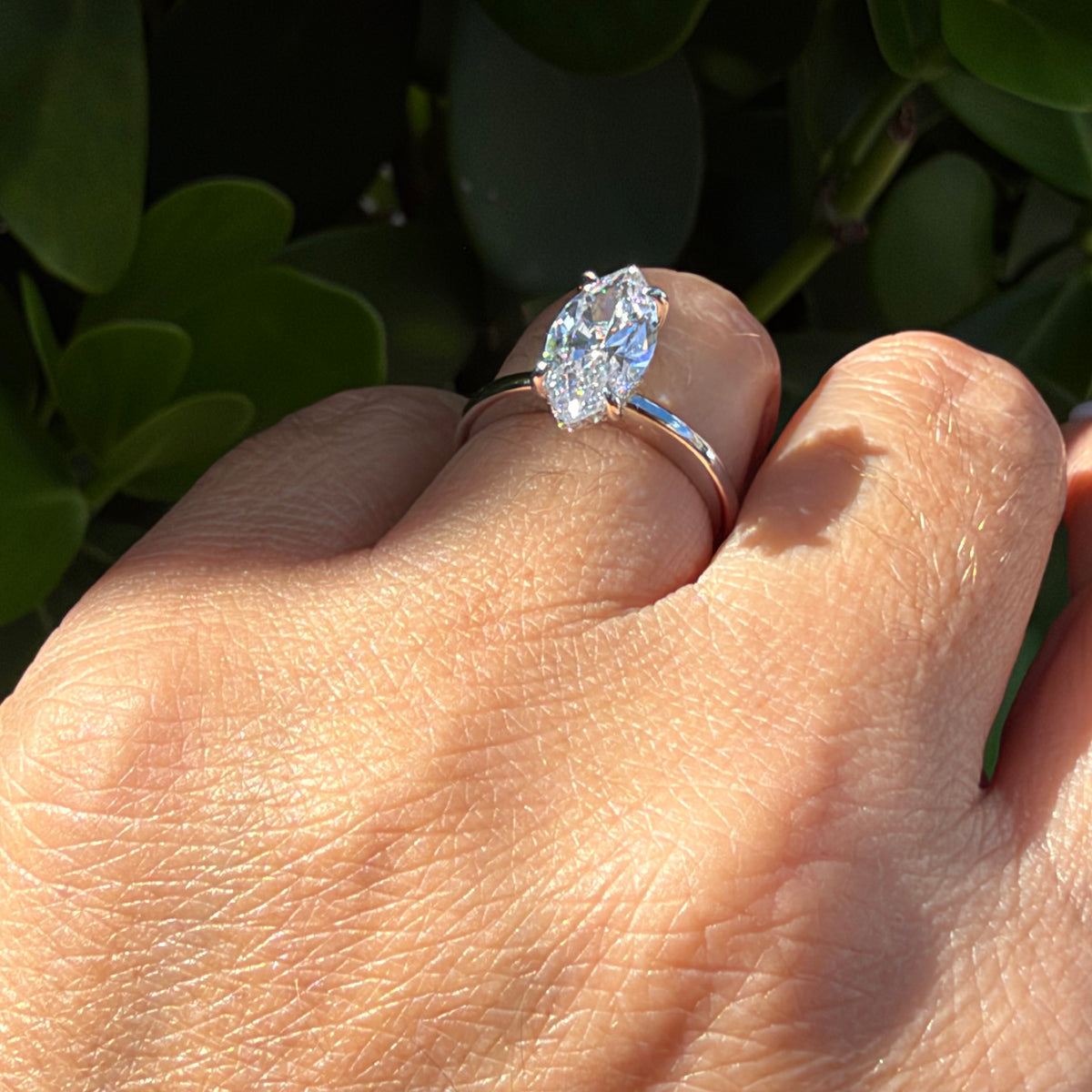 Oval Solitaire Ring in Sterling Silver 925
