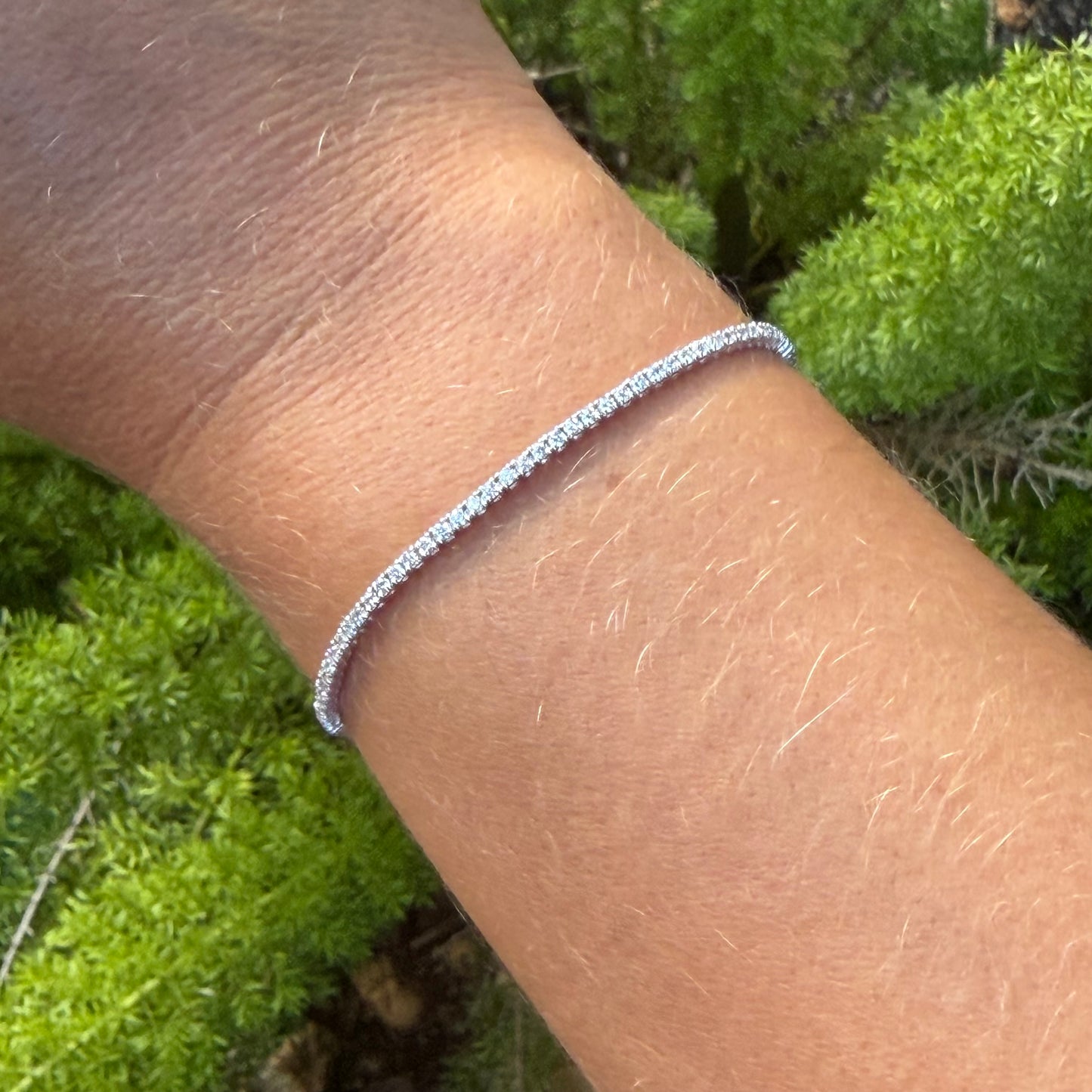 Tennis Bracelet in 18K White Gold