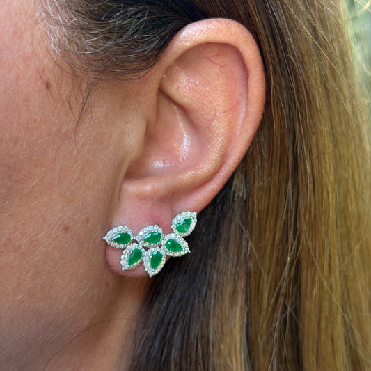 Milano Earrings in Sterling Silver 925