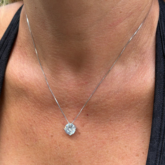 Light Spot Necklace in Sterling Silver 925