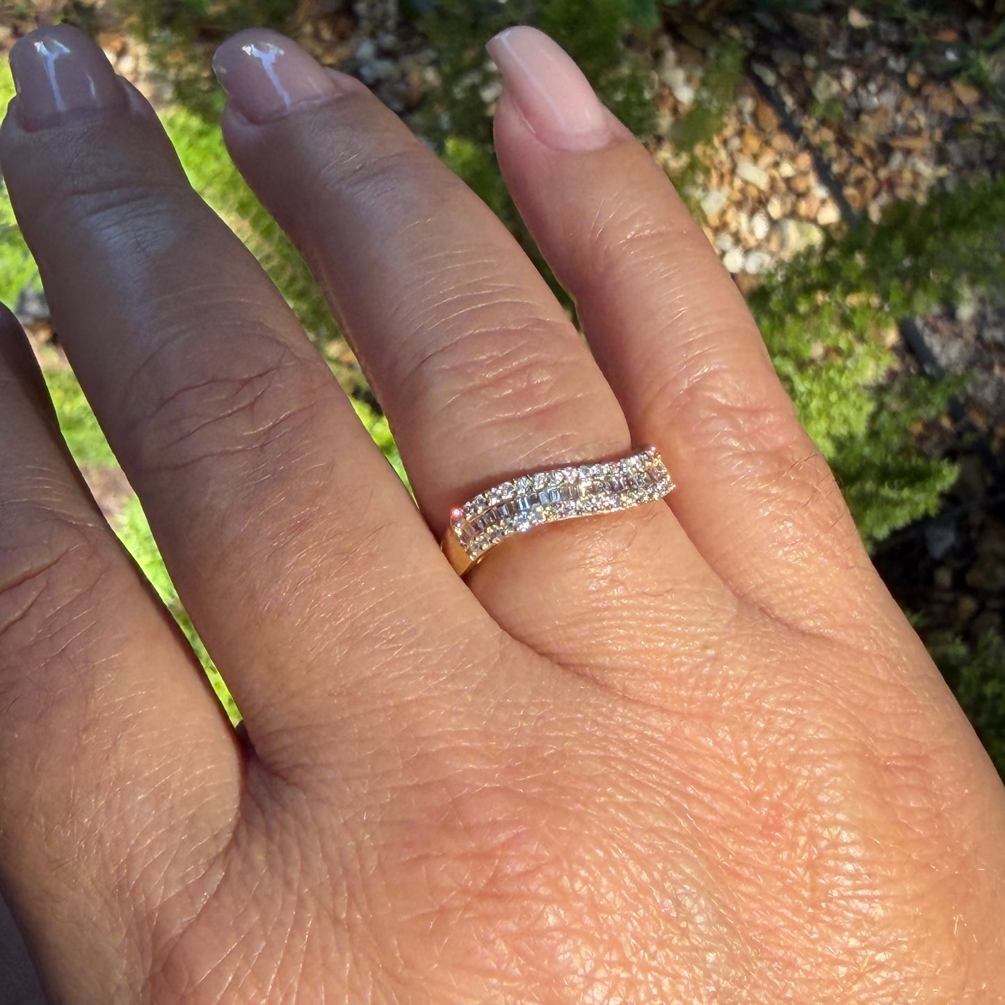 Baguette Ring in 18K Gold