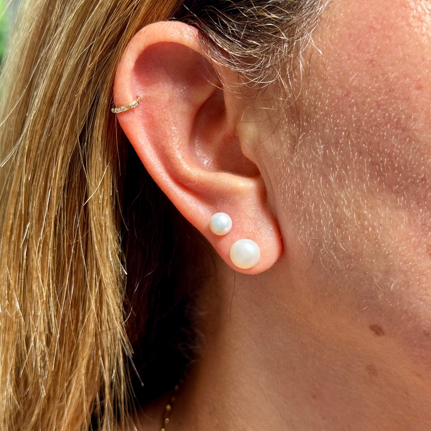 Pearl Earrings in Sterling Silver 925