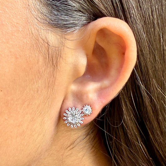 Sun Earrings in 18K Gold Plated
