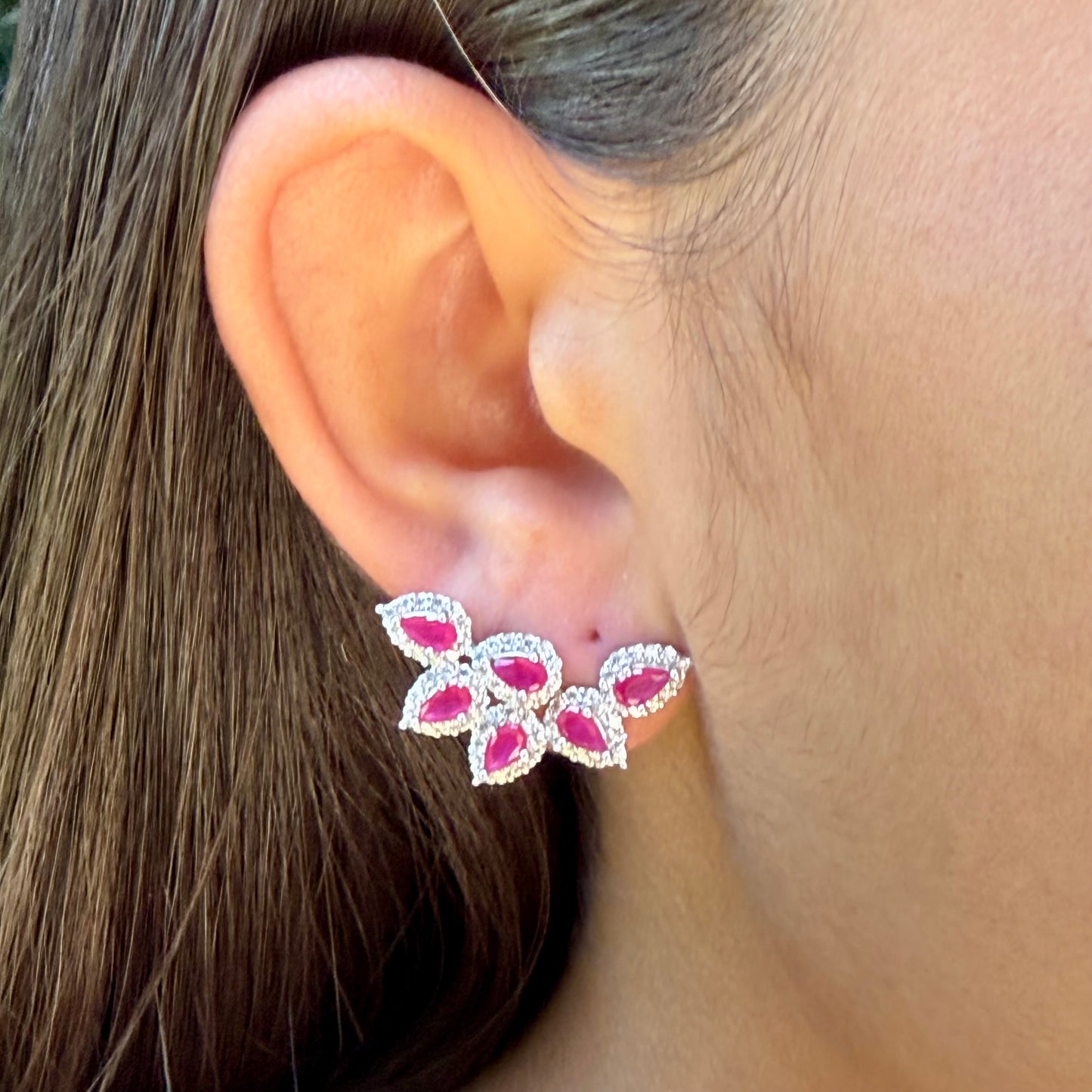 Milano Earrings in Sterling Silver 925
