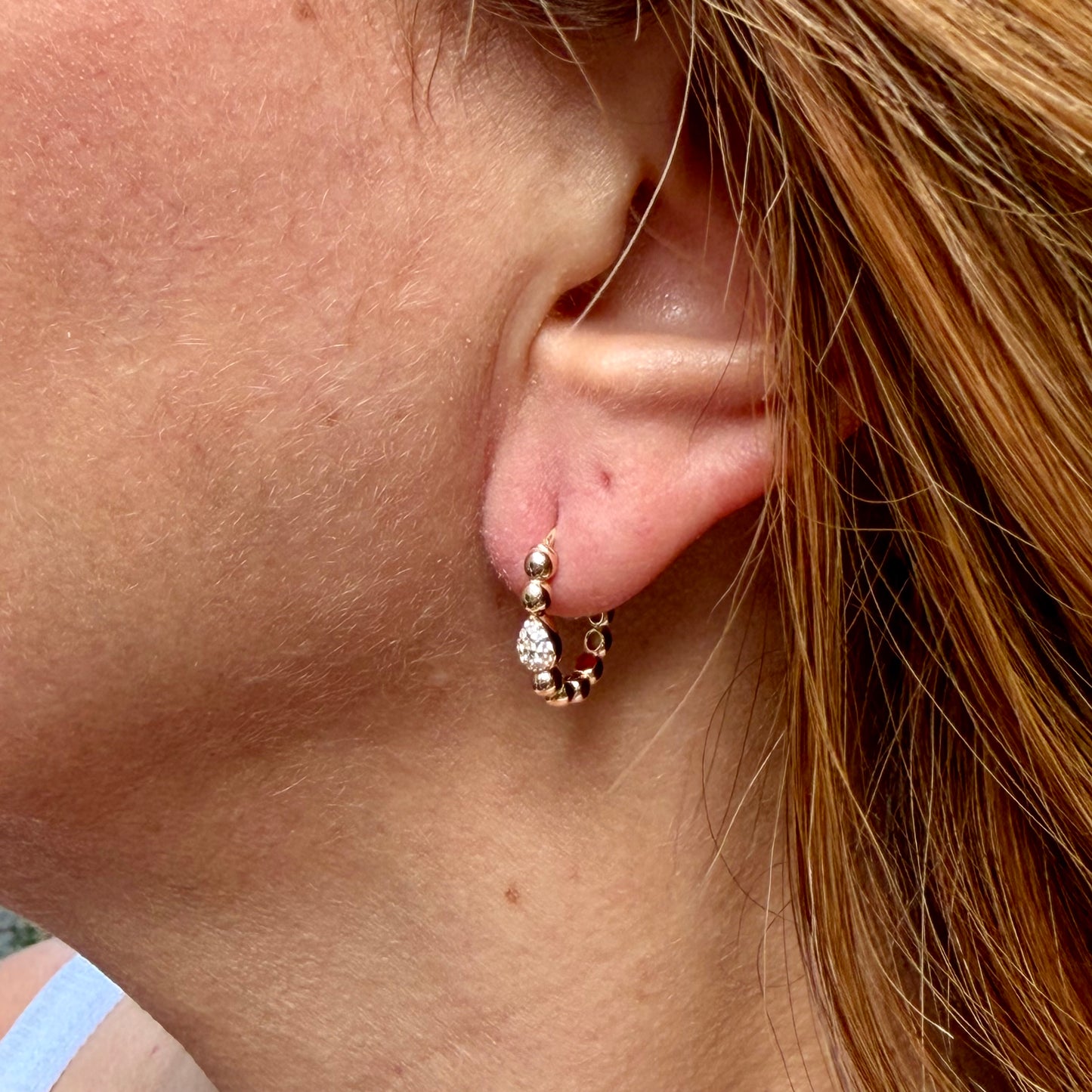 Hoop Earrings in Sterling Silver 925
